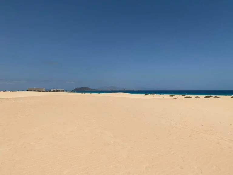 Die Dünen von Corralejo bilden das größte zusammenhängende Dünengebiet der Kanaren